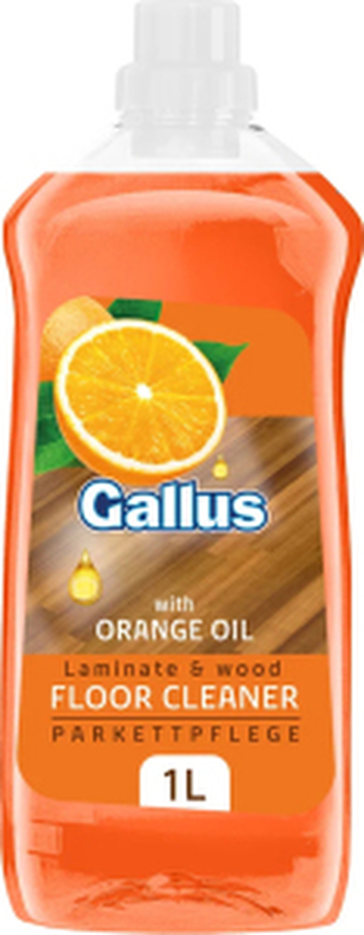 Gallus čistič na laminátové a dřevěné podlahy poemranč, 1 l