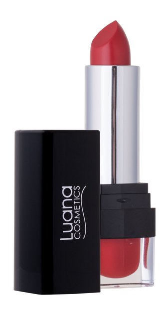 Luana Cosmetics Lipstick Rtěnka 3,5 g Shine Red pro ženy Tester
