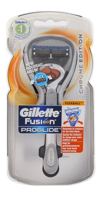 Gillette Fusion Proglide Holicí strojek Flexball 1 ks Chrome Edition pro muže
