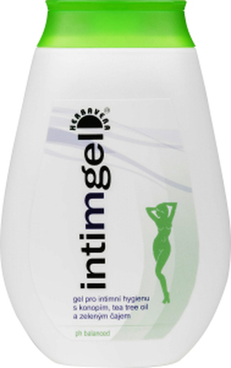 Herbavera Intimgel s konopím gel pro intimní hygienu, 250 ml