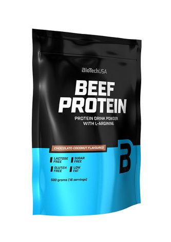 BioTech Beef Protein 500 g chocolate coconut (čokoláda-kokos)