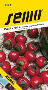 Paprika zel. pálivá - Korál třešňová, pole 0,6g  /SHU 30 000/