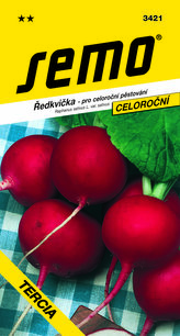 Ředkvička červ. - Tercia rychl,pole celoroční 5g