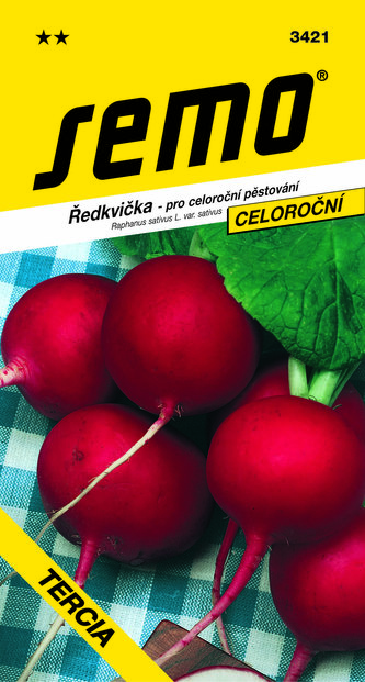 Ředkvička červ. - Tercia rychl,pole celoroční 5g