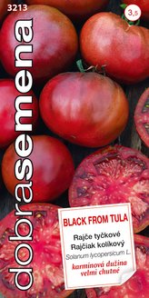 Dobrá semena Rajče tyč. - Noire de Crimée (Black From Tula) 30s