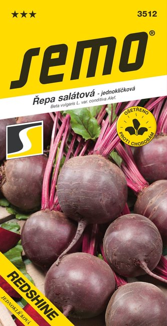 Řepa salátová - Redshine kulatá jednoklíčková 60s