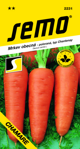 Mrkev - Chamare (typ Chantenay) poloraná 3g