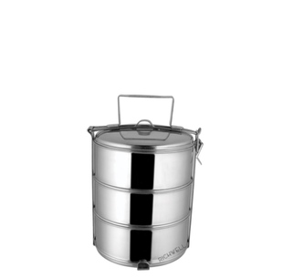 Jídlonosič nerez 3 misky 14x3cm