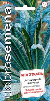 Dobrá semena Kapusta listová mrazuvzdorná - Nero Di Toscana 0,5g