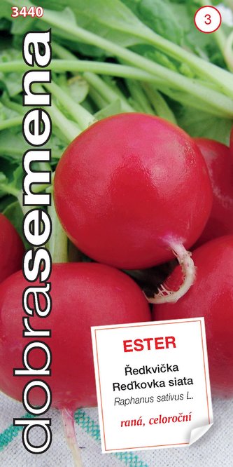 Dobrá semena Ředkvička červ. - Ester raná 3g