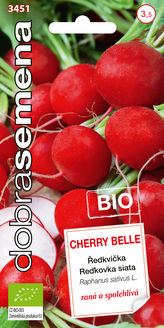Dobrá semena BIO Ředkvička červ. - Cherry Belle raná 2,5g