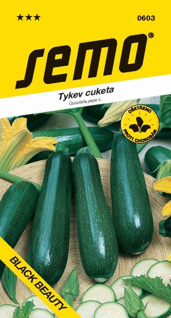 Tykev cuketa - Black Beauty tm. zelená 1,5g