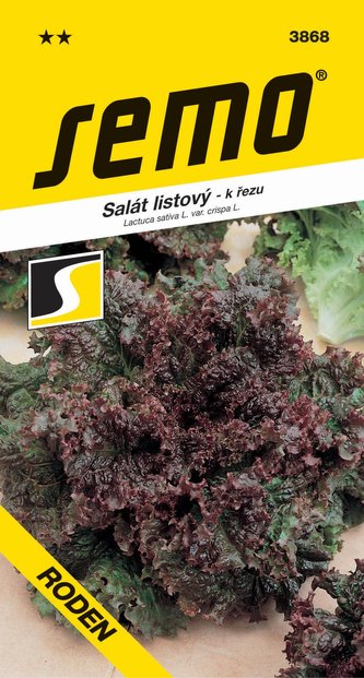 Salát kadeřavý k řezu - Roden tmavočervený 0,6g