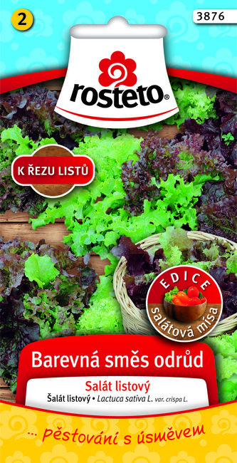 Rosteto Salát kadeřavý k řezu - Barevná směs odrůd 0,8g