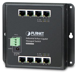 Planet WGS-4215-8T plochý L4 switch, 8x1Gb, 12-48VDC/24VAC, -40~75°C, IP30, fanless Planet WGS-4215-8T plochý L4 switch, 8x1Gb, 12-48VDC/24VAC, -40~75°C, IP30, fanless