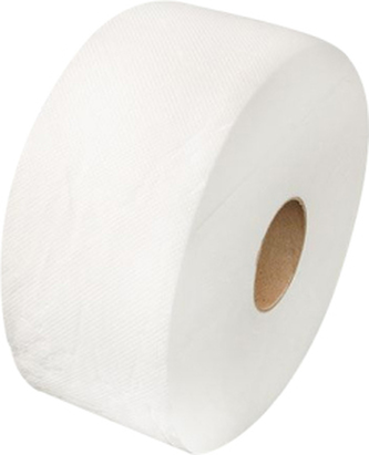 Jumbo 2vrstvý toaletní papír bílý, šířka role 230 mm, návin role 175 m, balení 6 rolí