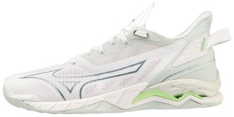 Mizuno WAVE MIRAGE 5 / Whte/GRidge/PatinaGreen Velikost boty: 41.0/7.5