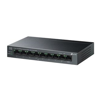 Switch TP-Link LS109P 1x LAN, 8x LAN s PoE+, 63W Switch TP-Link LS109P 1x LAN, 8x LAN s PoE+, 63W