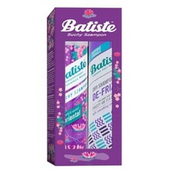 Batiste Kosmetická sada suchých šamponů na vlasy Oriental a De-Frizz woman
