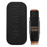 Nudestix Tyčinka na oči, tváře a rty Nudies Matte Bronze (All Over Bronze Color) Odstín Terracotta Tan woman