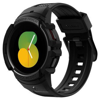 Spigen Rugged Armor Pro, black - Samsung Galaxy Watch5/Watch4 44mm