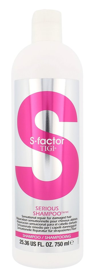 Tigi S Factor Serious Šampon 750 ml pro ženy Tigi S Factor Serious Šampon 750 ml pro ženy