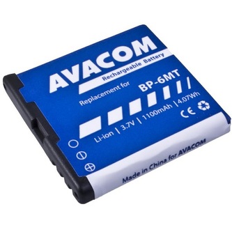 Baterie Avacom pro Nokia E51, N81, N81 8GB, N82 (náhrada BP-4L) Li-ion 3,6V 1100mAh - neoriginální