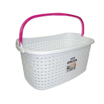 BAMA Koš prádelní PAGLIA, 40 L, barva bílá