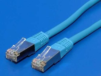 Patch kabel FTP Cat 6, 7m - modrý
