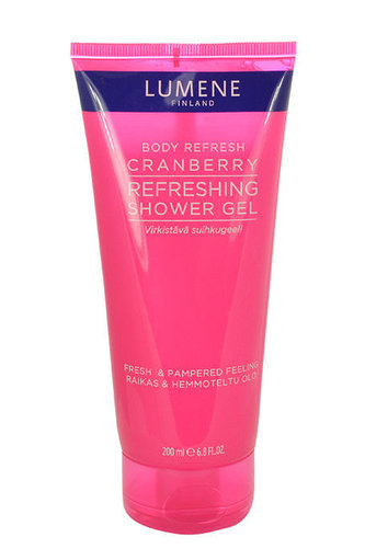 Lumene Body Refresh Sprchový gel Cranberry 200 ml pro ženy Lumene Body Refresh Sprchový gel Cranberry 200 ml pro ženy