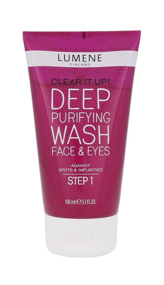 Lumene Clear It Up! Čisticí gel Deep Purifying Wash Face & Eyes 150 ml pro ženy