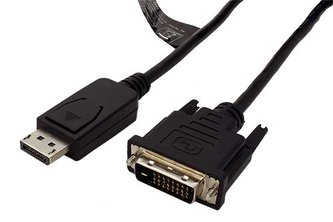 Kabel Roline propojovací DisplayPort DP(M) - DVI(M), 1 m