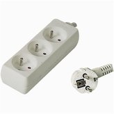Kabel PremiumCord prodlužovací přívod 230V 10m 3 zásuvky