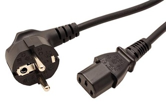Kabel síťový 230V 3m (pro zdroj. monitor)