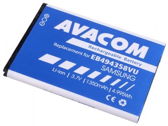 Baterie Avacom pro Samsung S5830 Galaxy Ace Li-Ion 3,7V 1350mAh (náhrada EB494358VU) - neoriginální