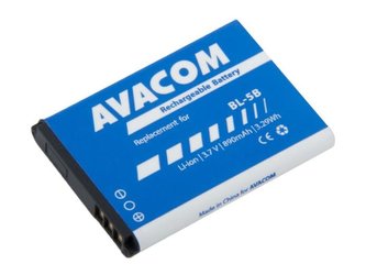 Baterie Avacom pro Nokia 3220, 6070 (náhrada BL-5B) Li-Ion 3,7V 890mAh (náhrada BL-5B)  - neoriginální