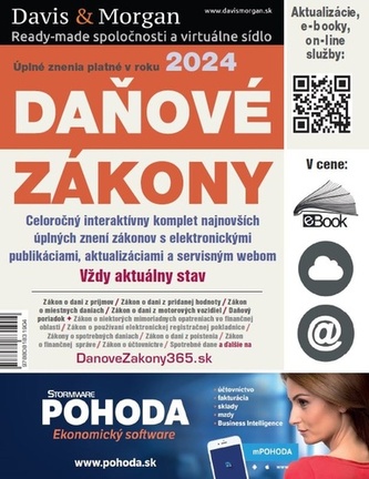 Daňové zákony 2024 SK