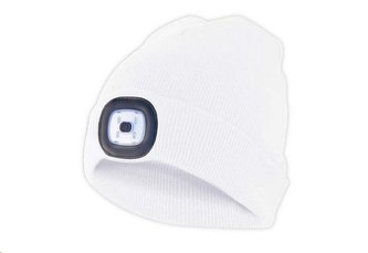 Čepice s čelovkou, univerzální velikost, bílá, VELAMP CAP09