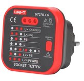 Tester elektrických zásuvek RCD UNI-T UT07B-EU