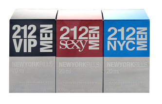 Carolina Herrera Mini Set 2 edt 212 20 ml + edt 212 VIP 20 ml + edt 212 Sexy 20 ml