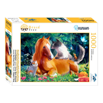 Brain Tree Puzzle Shledání zvířat 1000 dílků Brain Tree Puzzle Shledání zvířat 1000 dílků