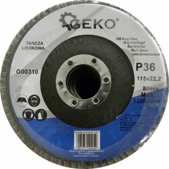 Lamelový kotouč 115mm, P36 GEKO