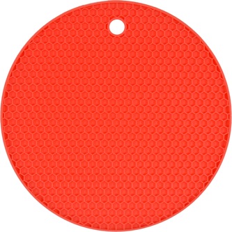 Podložka pod horkou konev silikonová červená