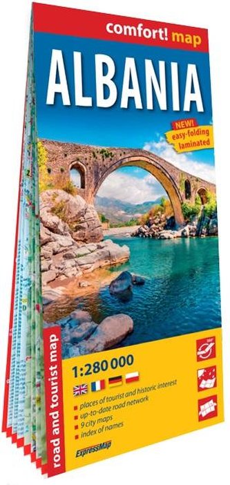 comfort! map Albania 1:280 000 comfort! map Albania 1:280 000