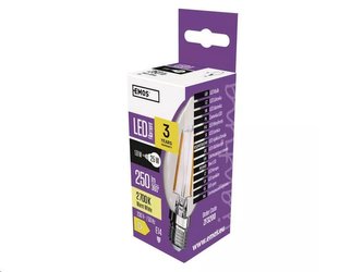 LED žárovka EMOS ZF3200 Filament Candle 1.8W E14 teplá bílá