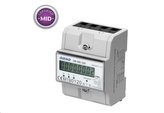 Elektroměr 3F na DIN lištu třífázový ORNO OR-WE-520 digitální, MID