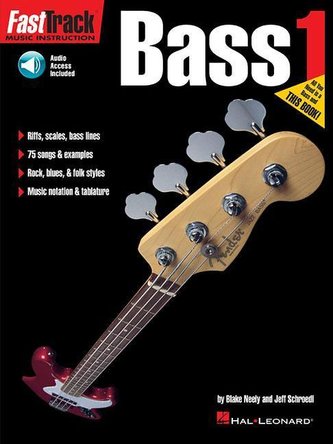 Fasttrack Bass Method - Book 1 (Book/Online Audio)
