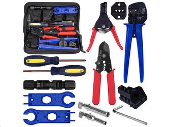 Sada nářadí pro fotovoltaiku NEKU 55.0177 11v1 v kufru