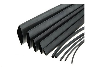 Smršťovací bužírka 70/35mm černá