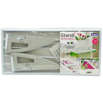 BAMA Sušák na prádlo nastavitelný STENDI, barva světle šedá